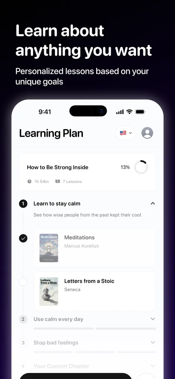 Witsy multi-lesson learning plan progress